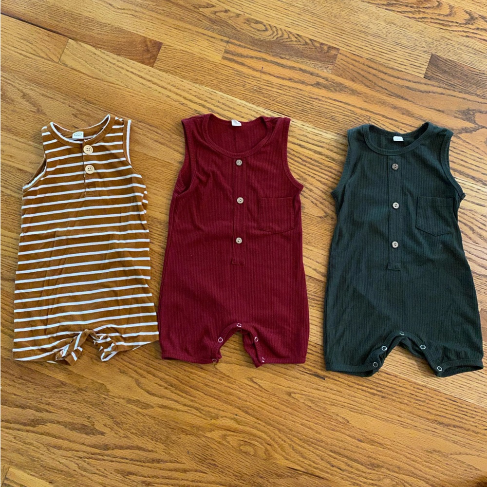 Shorts Romper Bundle - 12M